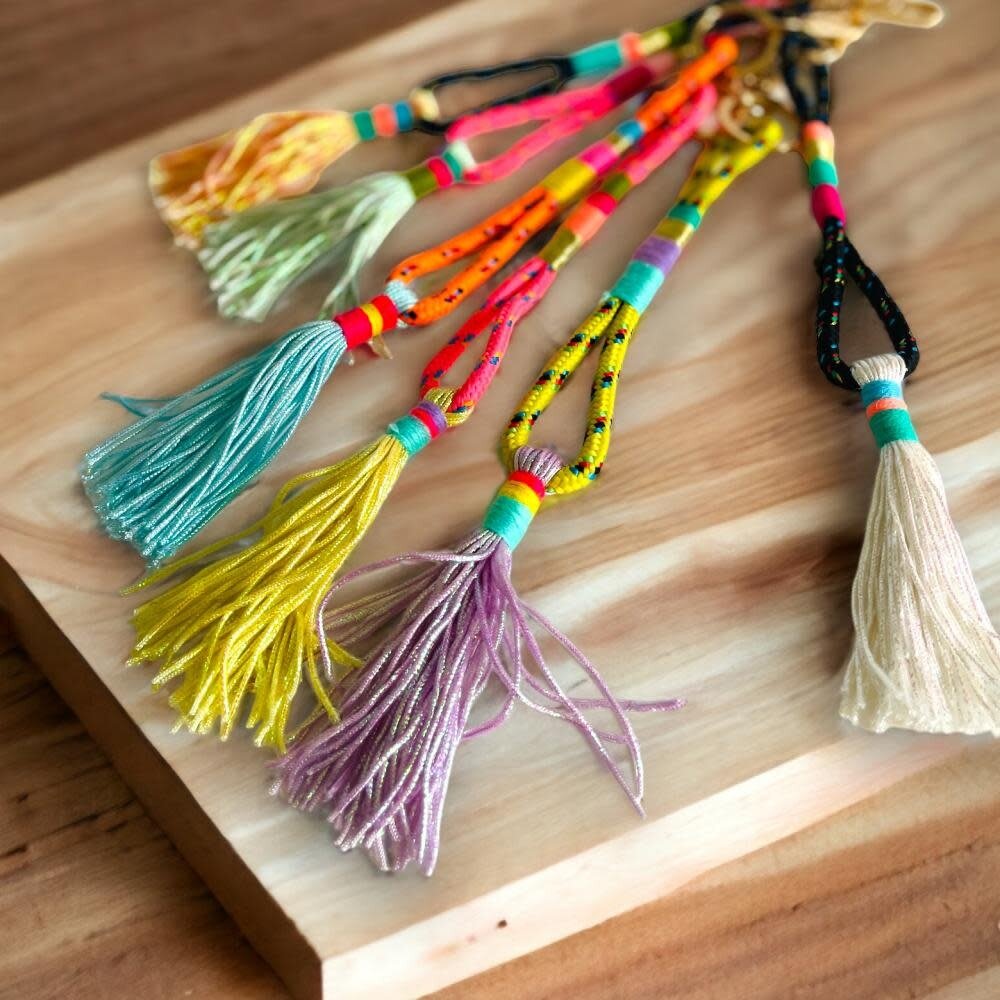 Noi Hamburg Sleutelhanger met Tassel - Multi