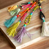 Noi Hamburg Sleutelhanger met Tassel - Multi