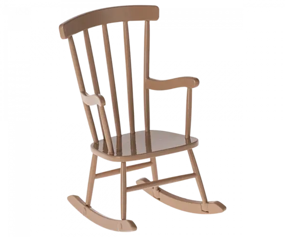 Maileg Rocking chair, Mouse - Dark powder Maileg Rocking chair, Mouse - Dark powder