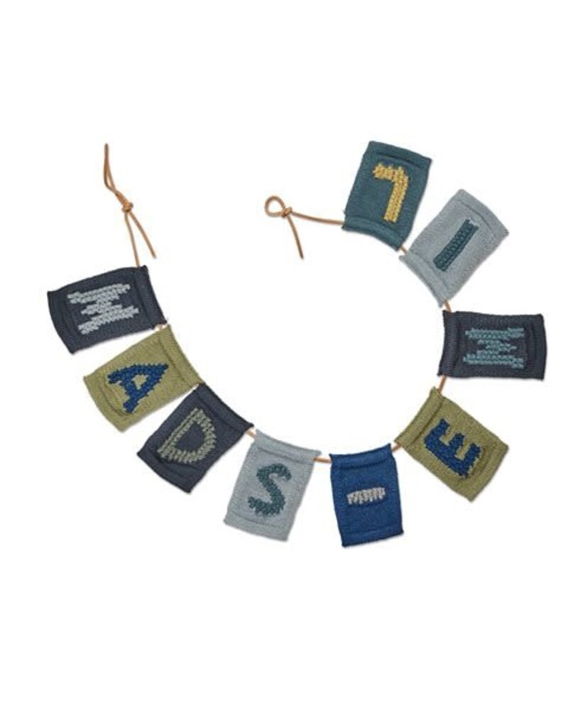 Smallstuff Knitted letter - Blue