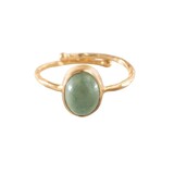 A Beautiful Story Visionary Aventurine Ring GP