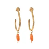 A Beautiful Story Attracted Carnelian Earrings GP A Beautiful Story Attracted Carnelian Earrings GP