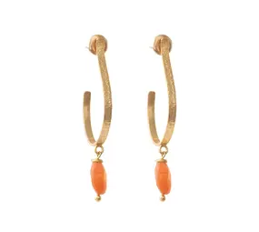A Beautiful Story Attracted Carnelian Earrings GP A Beautiful Story Attracted Carnelian Earrings GP