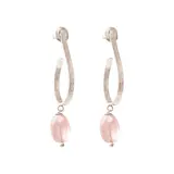 A Beautiful Story Attracted Rose Quartz Earrings SP A Beautiful Story Attracted Rose Quartz Earrings SP
