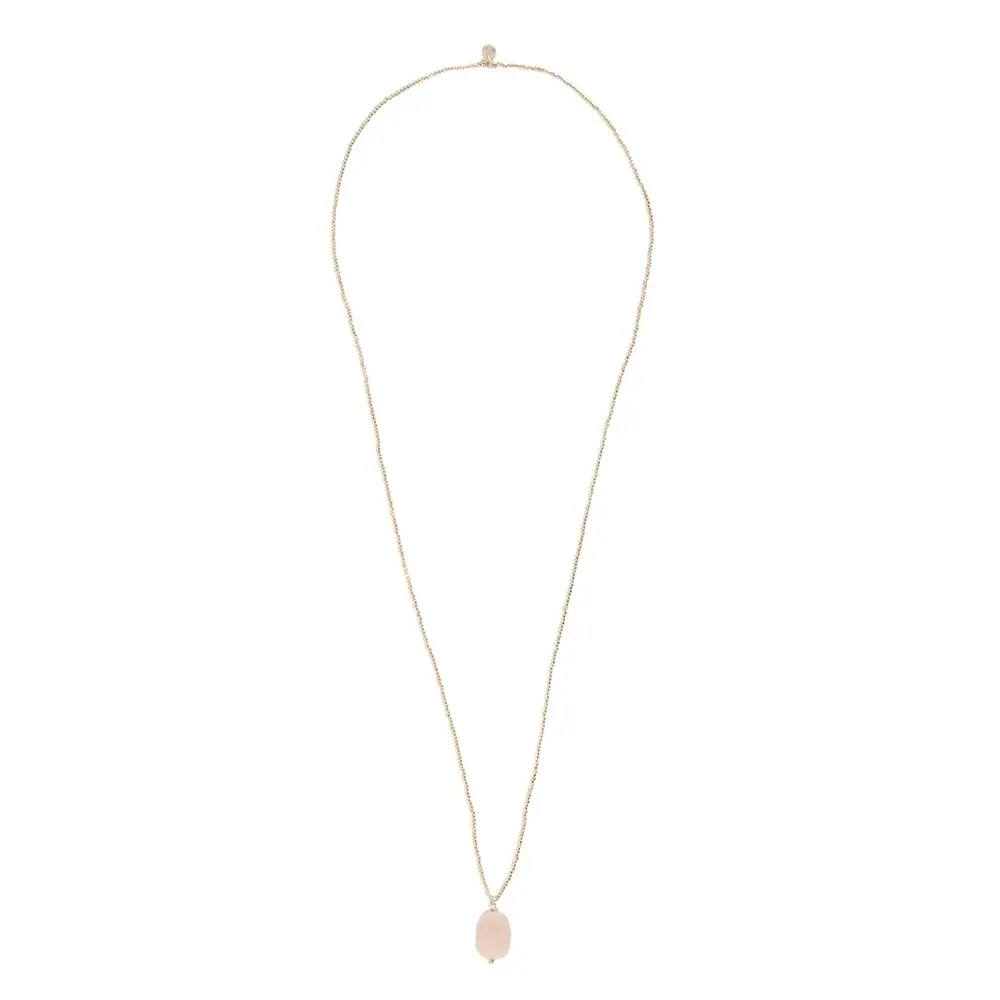 A Beautiful Story Calm Rose Quartz Necklace SC