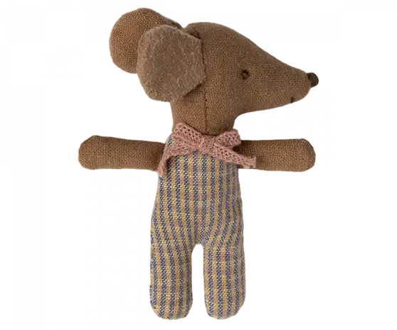 Maileg Sleepy wakey baby mouse in Matchbox - Rose