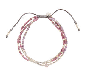 A Beautiful Story Sensation Rose Quartz Bracelet SC A Beautiful Story Sensation Rose Quartz Bracelet SC