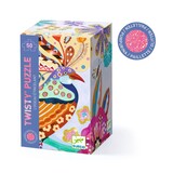 Djeco Glitterpuzzel de Verleidelijke Vogel - 50 stukjes Djeco Glitterpuzzel de Verleidelijke Vogel - 50 stukjes