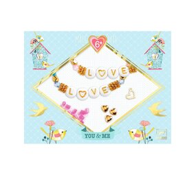 Djeco Duo Jewels - You & Me Letter Threading