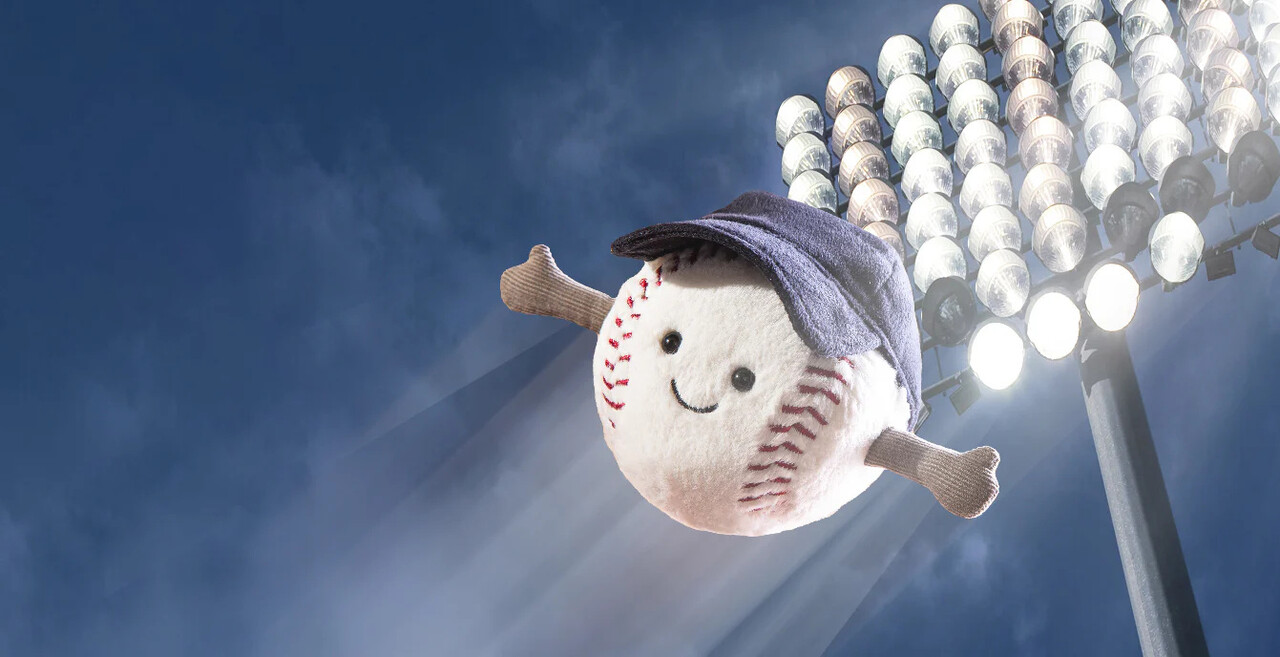 Jellycat Jellycat - Amuseables Sports Baseball Jellycat Jellycat - Amuseables Sports Baseball