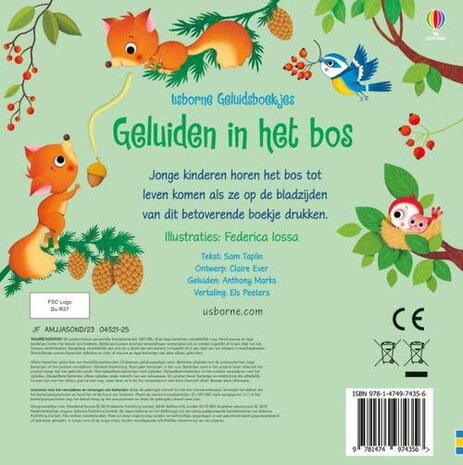 Geluidenboek:  geluiden in het bos Geluidenboek:  geluiden in het bos