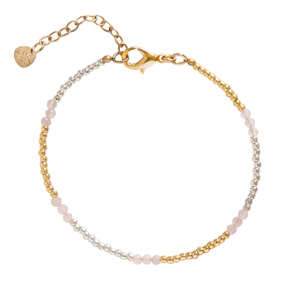 A Beautiful Story Serene Rose Quartz Bracelet A Beautiful Story Serene Rose Quartz Bracelet