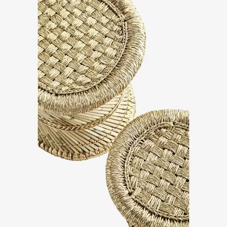 Madam Stoltz Pampas krukjes - Goud