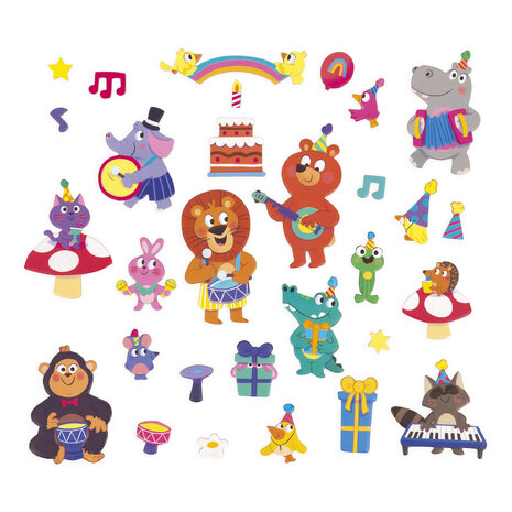 Janod Magneti Stories - Dierenfeest Janod Magneti Stories - Dierenfeest