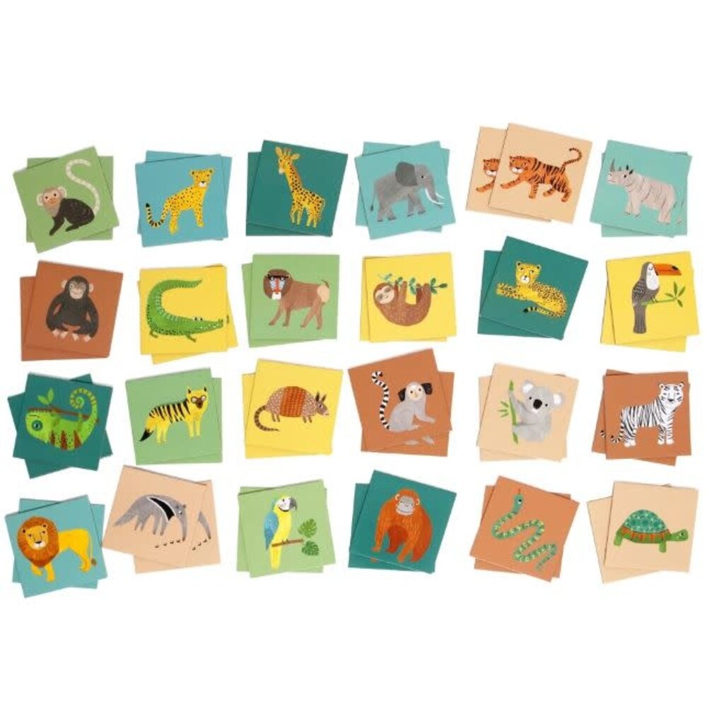 Petit Monkey Memo game - jungle Petit Monkey Memo game - jungle