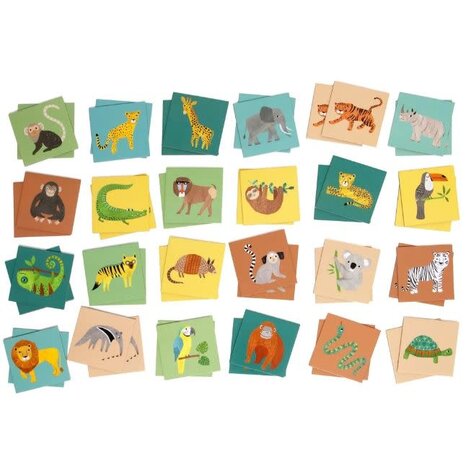 Petit Monkey Memo game - jungle Petit Monkey Memo game - jungle