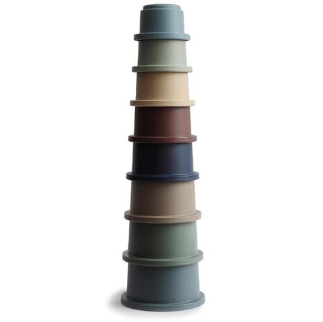 Mushie Stapeltoren Cups Forest