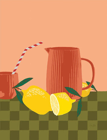 Gnitfee Summer Lemonade - 35x50 cm