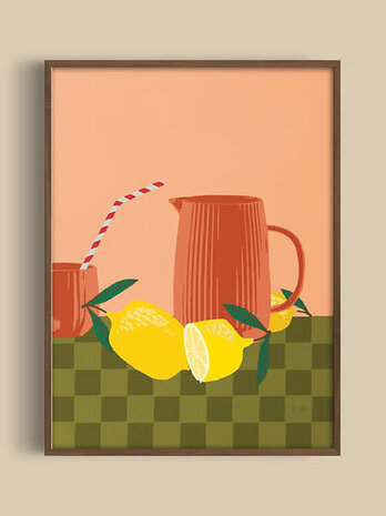 Gnitfee Summer Lemonade - 35x50 cm