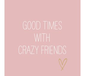 Ppd Servetten Crazy Friends 33x33 Ppd Servetten Crazy Friends 33x33