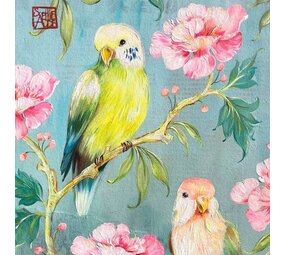 Ppd Servetten  Perruches 33x33 Ppd Servetten  Perruches 33x33