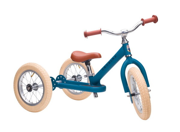 Trybike Driewieler Steel Vintage - mat blauw Trybike Driewieler Steel Vintage - mat blauw