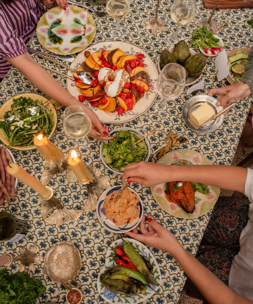 Doing Goods Faina Table Throw in Tote Bag - 	 160 x 350 cm