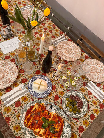 Doing Goods Evy Table Throw in Tote Bag -160 x 350 cm Doing Goods Evy Table Throw in Tote Bag -160 x 350 cm