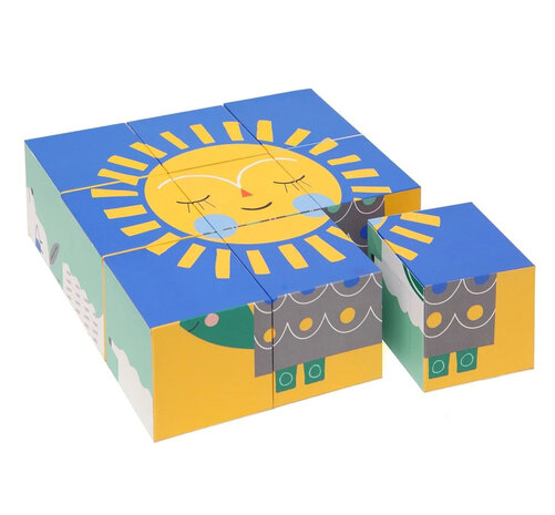 Petit Monkey Peanut & Friends block puzzle Petit Monkey Peanut & Friends block puzzle