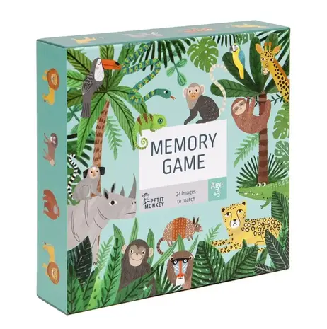 Petit Monkey Memo game - jungle Petit Monkey Memo game - jungle