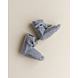 Hvid Booties - 0-9 mnd - Grey Melange Hvid Booties - 0-9 mnd - Grey Melange