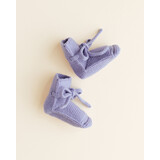 Hvid Booties - 0-9 mnd - Lilac Hvid Booties - 0-9 mnd - Lilac