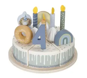 Little Dutch Verjaardagstaart Blauw