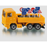 Siku Vrachtwagen met verkeersborden