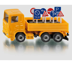 Siku Vrachtwagen met verkeersborden Siku Vrachtwagen met verkeersborden