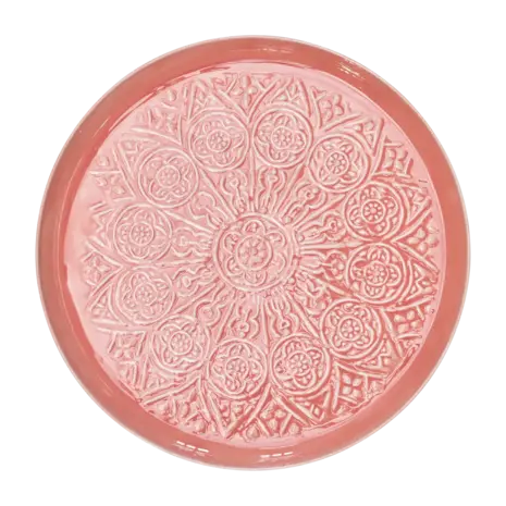 Rice Metaal Dienblad - Koraal Rice Metaal Dienblad - Koraal