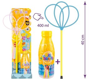 Tuban Tuban -  Set Soap Bubble Ring  Pro Butterfly + Liquid - 400ml