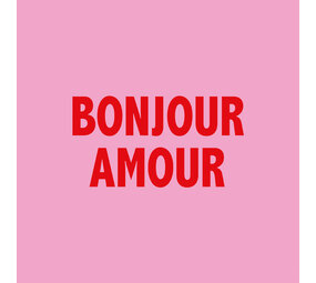 Ppd Servetten Bonjour Amour 25x25 Ppd Servetten Bonjour Amour 25x25