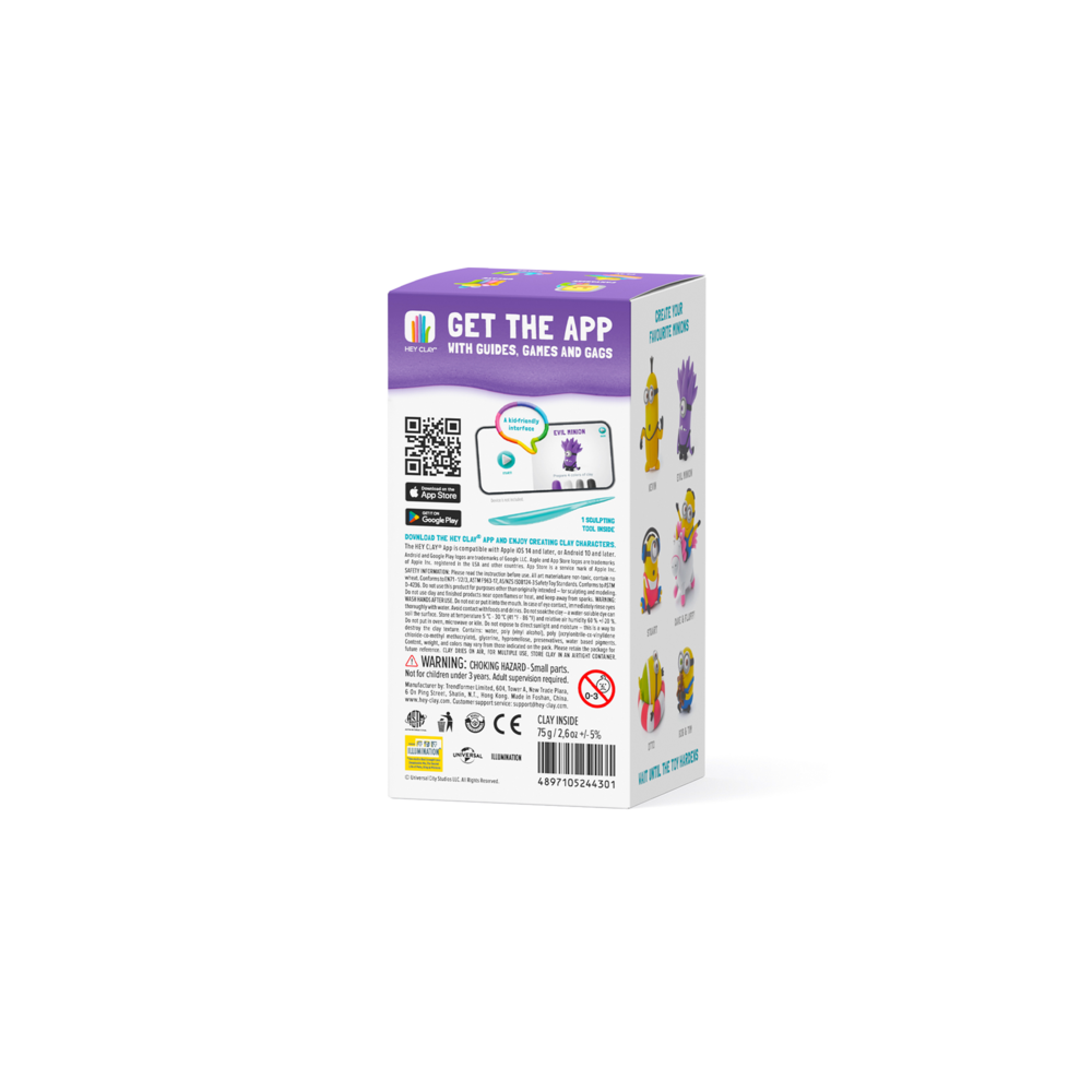 HeyClay HeyClay - Minions Evil Purple Minion – 5 cans – Limited Edition HeyClay HeyClay - Minions Evil Purple Minion – 5 cans – Limited Edition