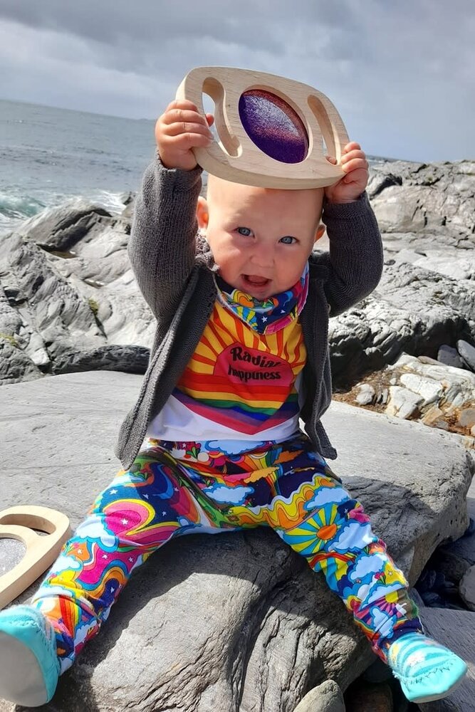 Glitterpaneel - zilver