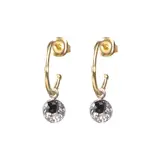 A Beautiful Story Sincere Black Onyx Earrings GP A Beautiful Story Sincere Black Onyx Earrings GP