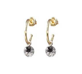 A Beautiful Story Sincere Black Onyx Earrings GP A Beautiful Story Sincere Black Onyx Earrings GP