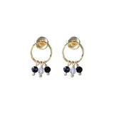 A Beautiful Story Genuine Black Onyx Labradorite Earrings GP A Beautiful Story Genuine Black Onyx Labradorite Earrings GP