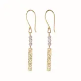 A Beautiful Story Bar Labradorite Earrings GP A Beautiful Story Bar Labradorite Earrings GP