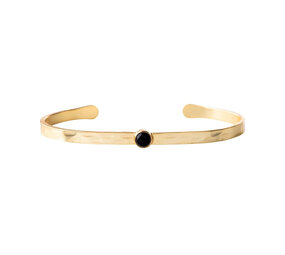 A Beautiful Story Sensitive Black Onyx Bracelet GP A Beautiful Story Sensitive Black Onyx Bracelet GP