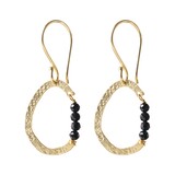 A Beautiful Story Optimism Black Onyx Earrings GP A Beautiful Story Optimism Black Onyx Earrings GP