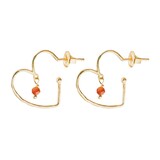 A Beautiful Story Cheery Carnelian Earrings GP A Beautiful Story Cheery Carnelian Earrings GP