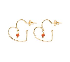 A Beautiful Story Cheery Carnelian Earrings GP