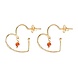 A Beautiful Story Cheery Carnelian Earrings GP