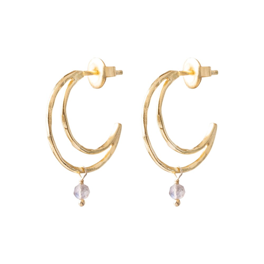 A Beautiful Story Cheery Labradorite Earrings GP